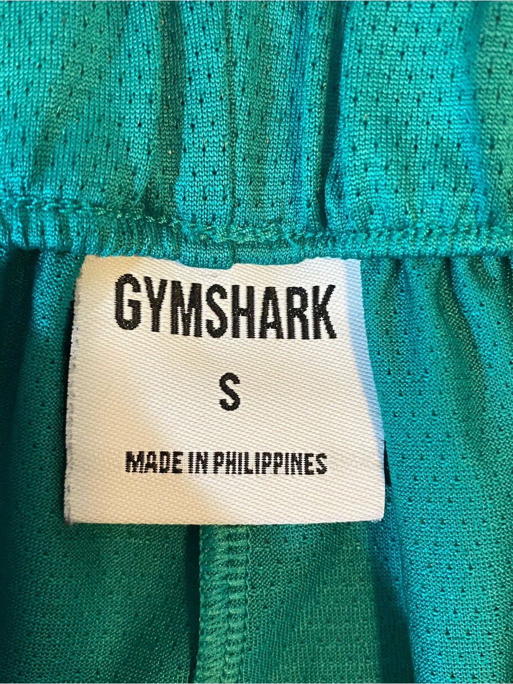 Gymshark Training Shorts Mesh Women’s Small Green Loose Fit Athletic Running - Picture 4 of 4